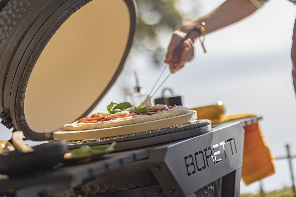 bbq pizzasteen 36 cm rond boretti