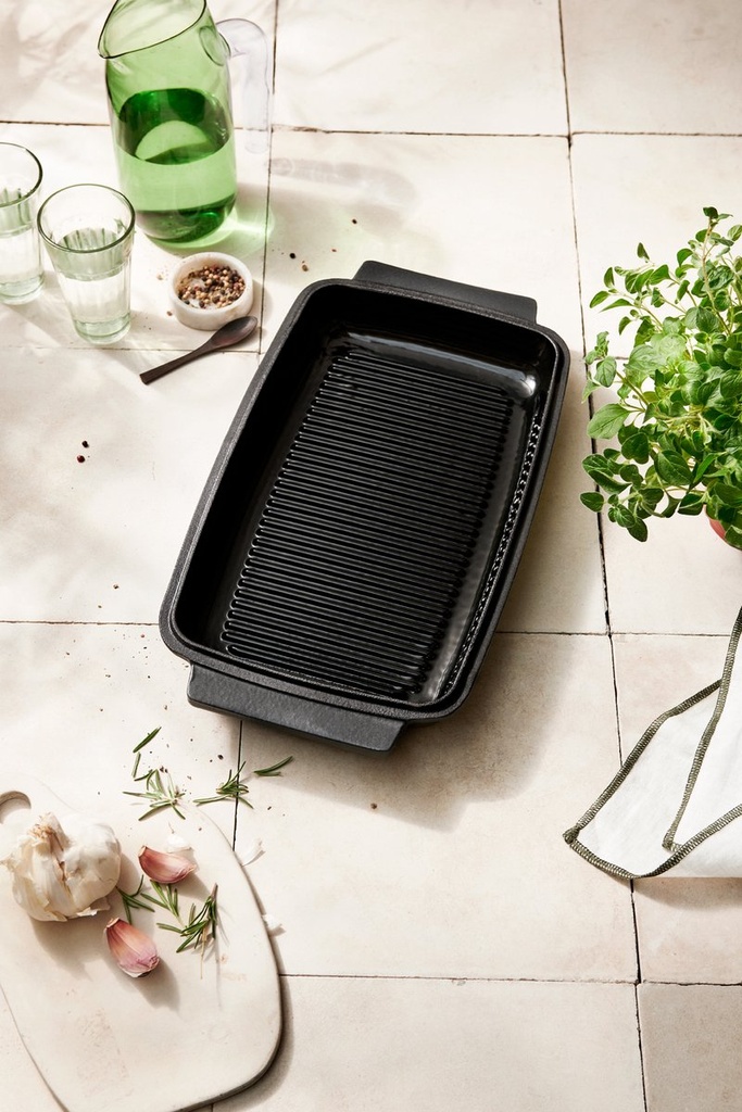 solido rechthoekige grill / schotel