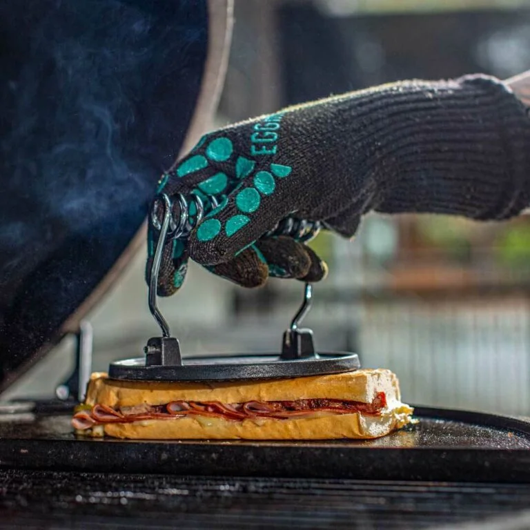 cast iron grill press