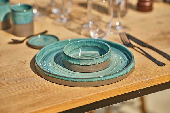 basalt ocean green plat bord d26