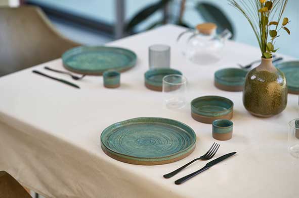 basalt ocean green plat bord d26