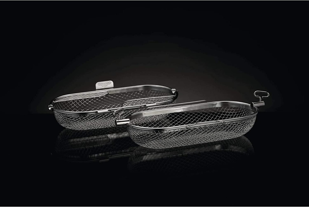 rvs mand voor draaispit