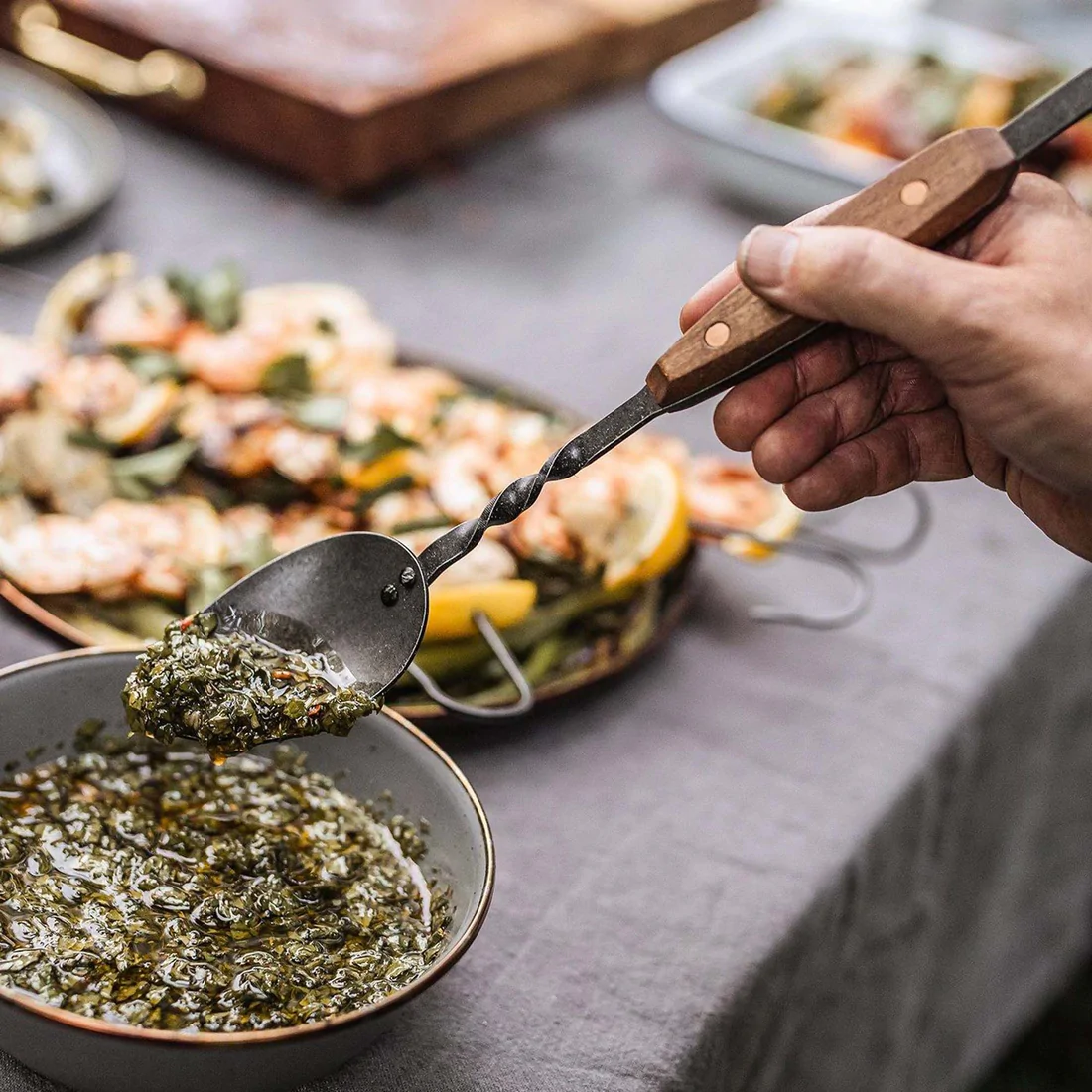 cowboy cooking chef spoon