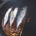 half moon ss cooking grate fish&veggie classic joe