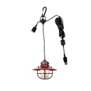 edison pendant light red usb