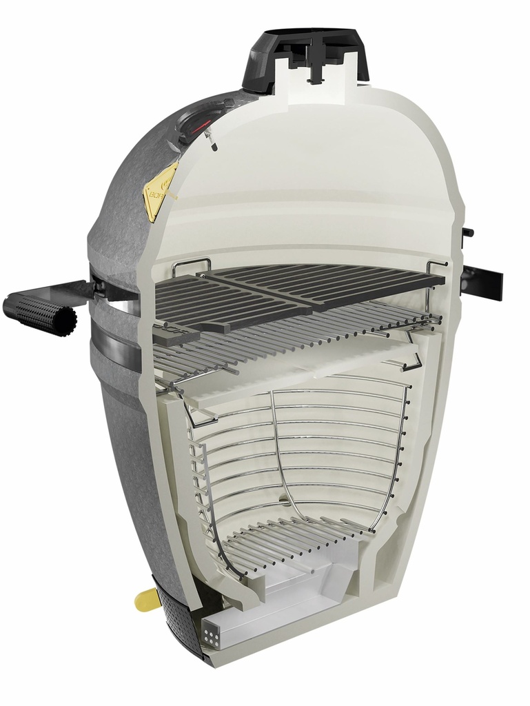 ceramica solo large kamadobarbecue-inbouw