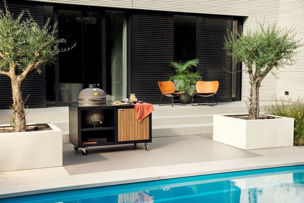 ceramica solo large kamadobarbecue-inbouw