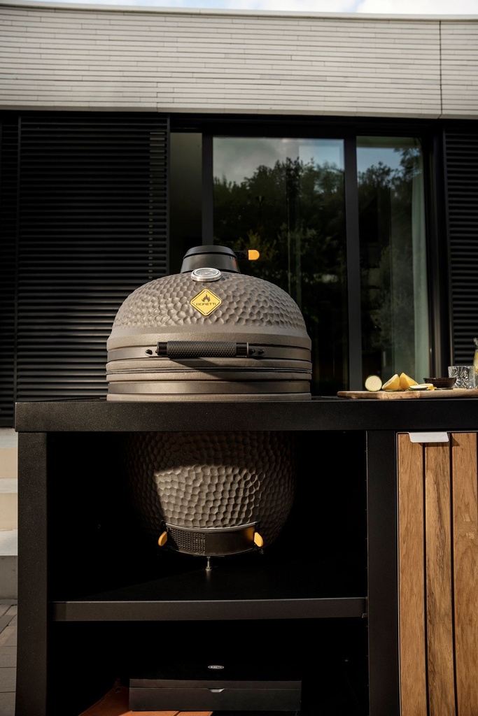 ceramica solo large kamadobarbecue-inbouw