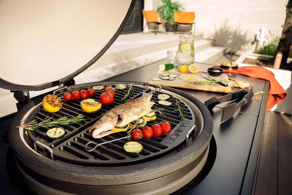 ceramica solo large kamadobarbecue-inbouw