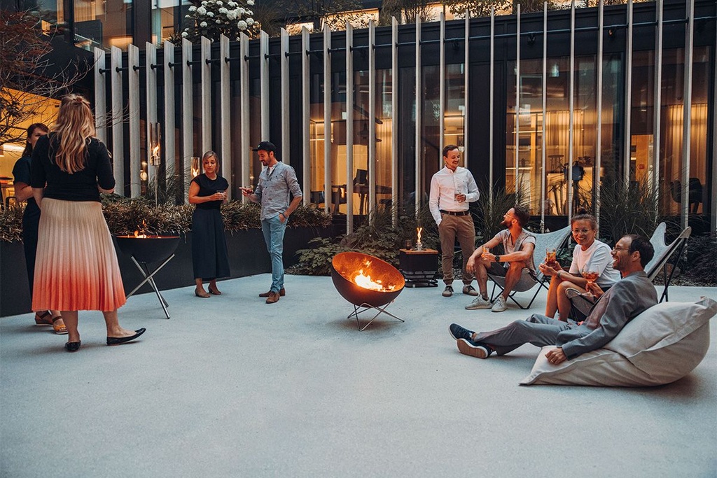 bowl 70 vuurschaal met standaard laag