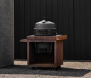 kamado table corten 75 pro+ ceramic dark 