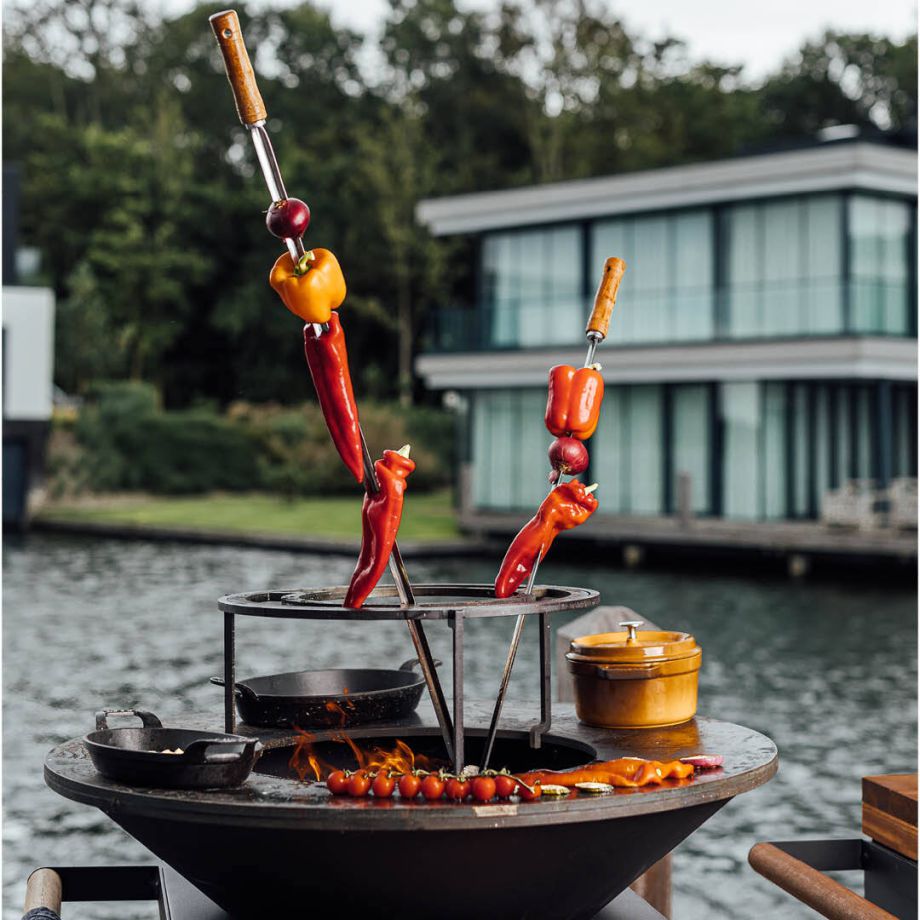 100 grill acc. set  (voet+grill+skewers+ring)