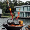 100 grill acc. set  (voet+grill+skewers+ring)