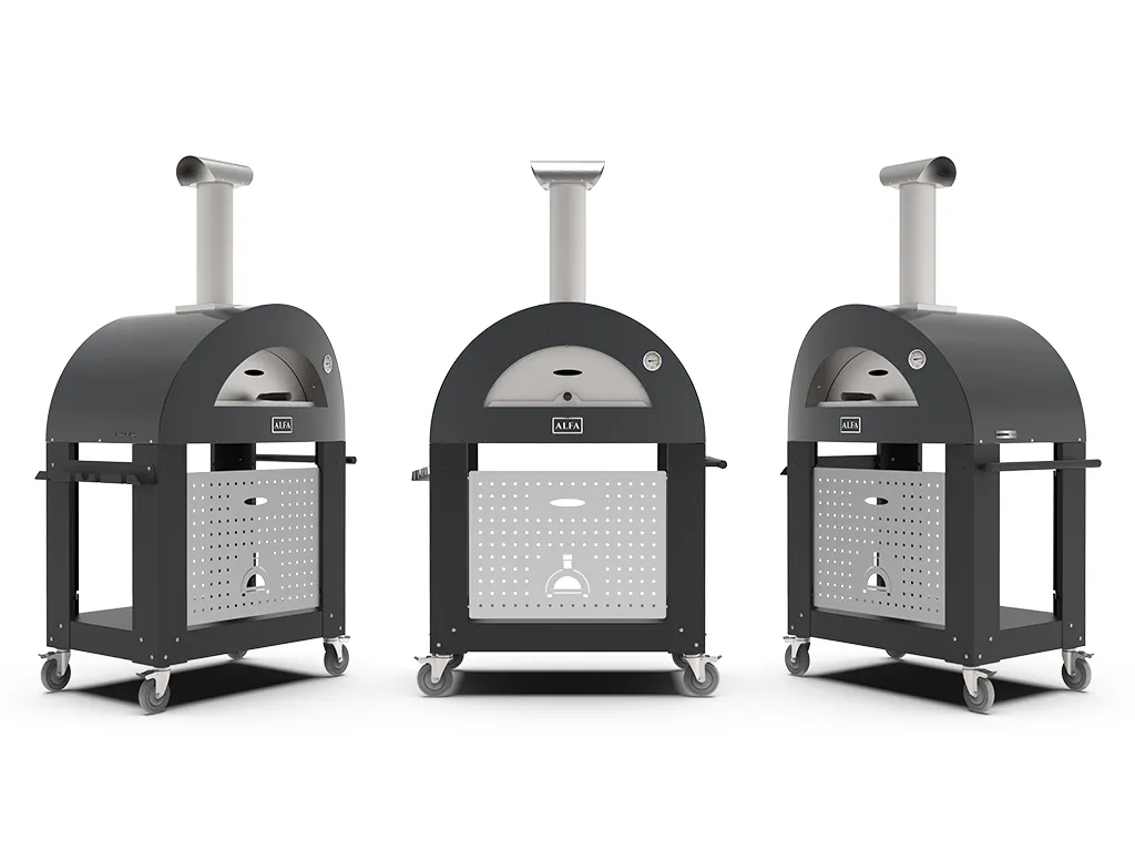 forno moderno 2 pizze hybride-grijs