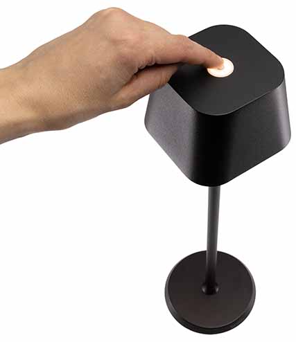 georgina tafellamp dimbaar zwart 11 x 38.5