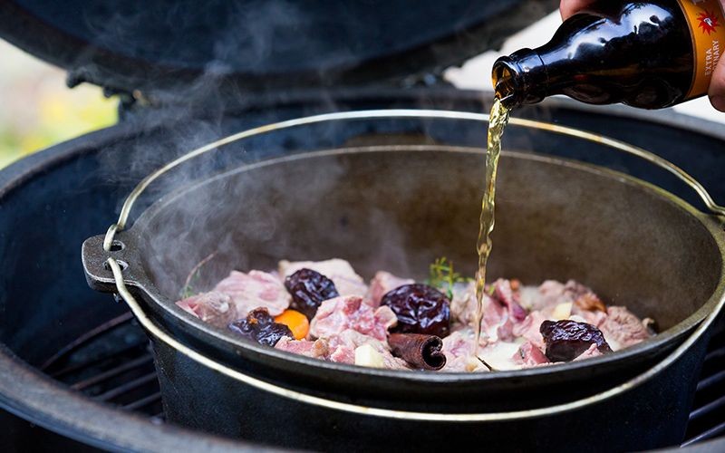 cast iron dutch oven 27cm 5.2l