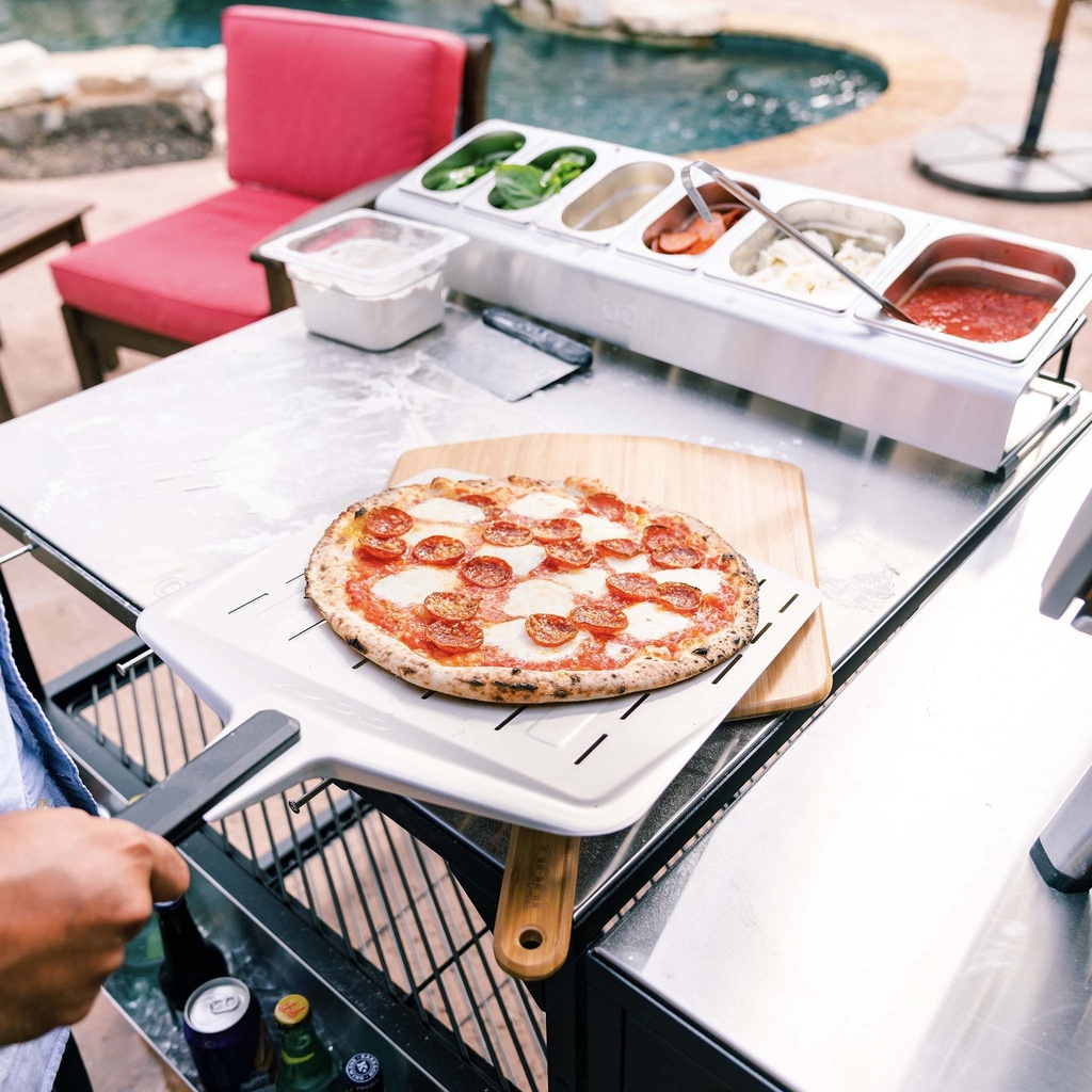 pizza perforated peel 12'' 30cm