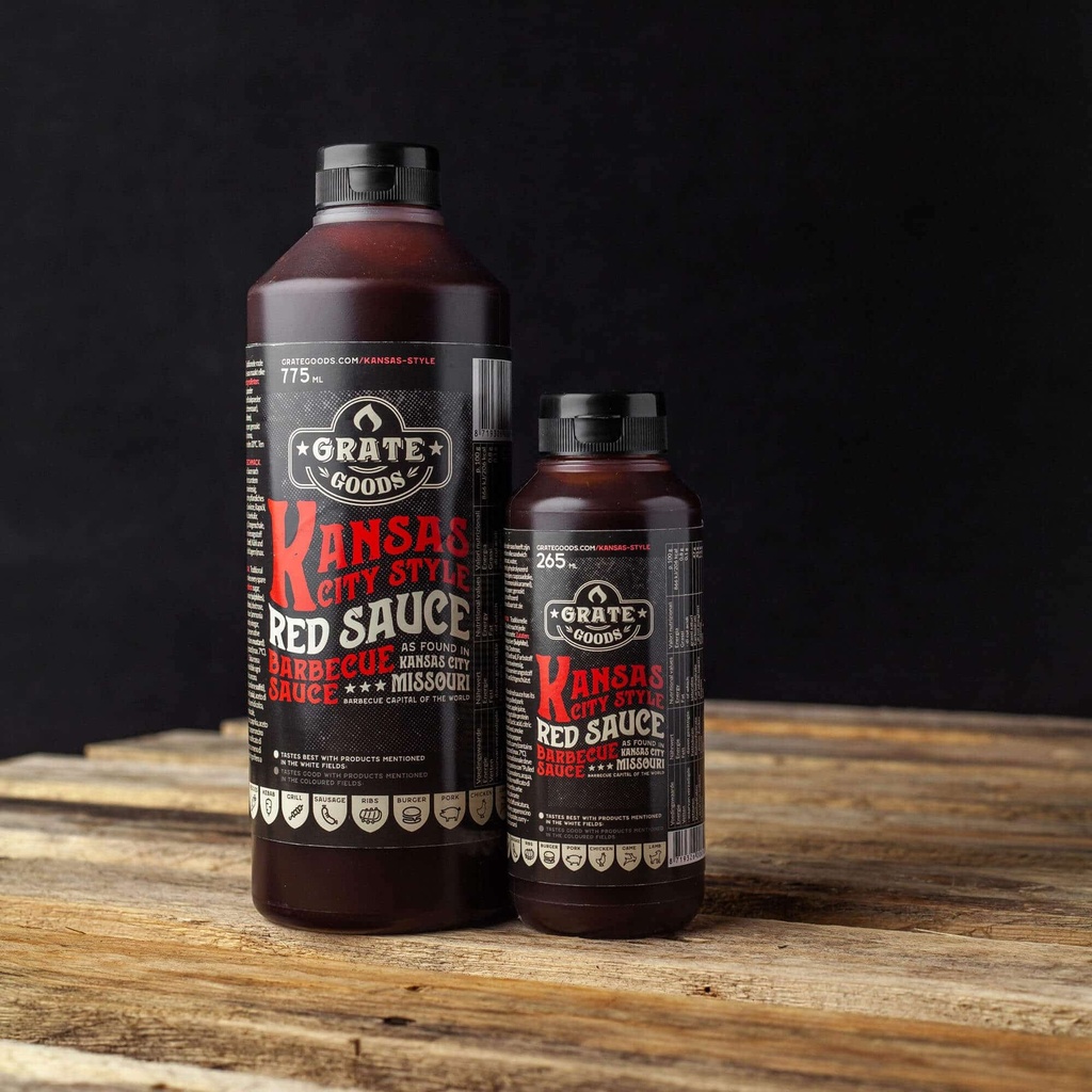 kansas city red barbecue sauce 265 ml
