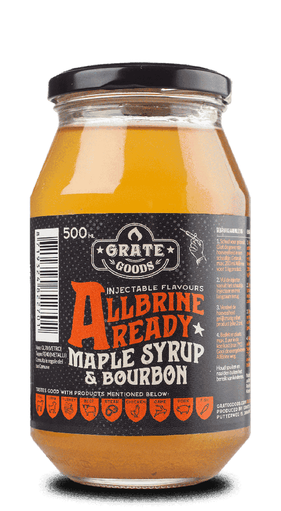 allbrine ready maple bourbon incl injector 500ml
