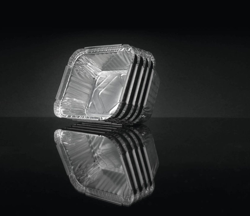 5 x aluminium vetopvangbakken klein 14.7x12.2cm