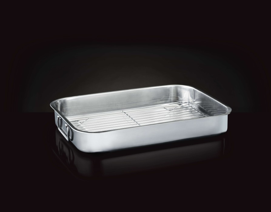 rvs braadslede met omkeerbaar rek