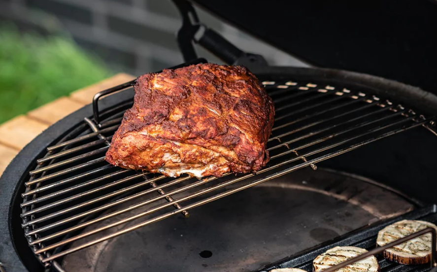 Pitt-Big Green Egg-Roestvrij stalen halve rooster M-2