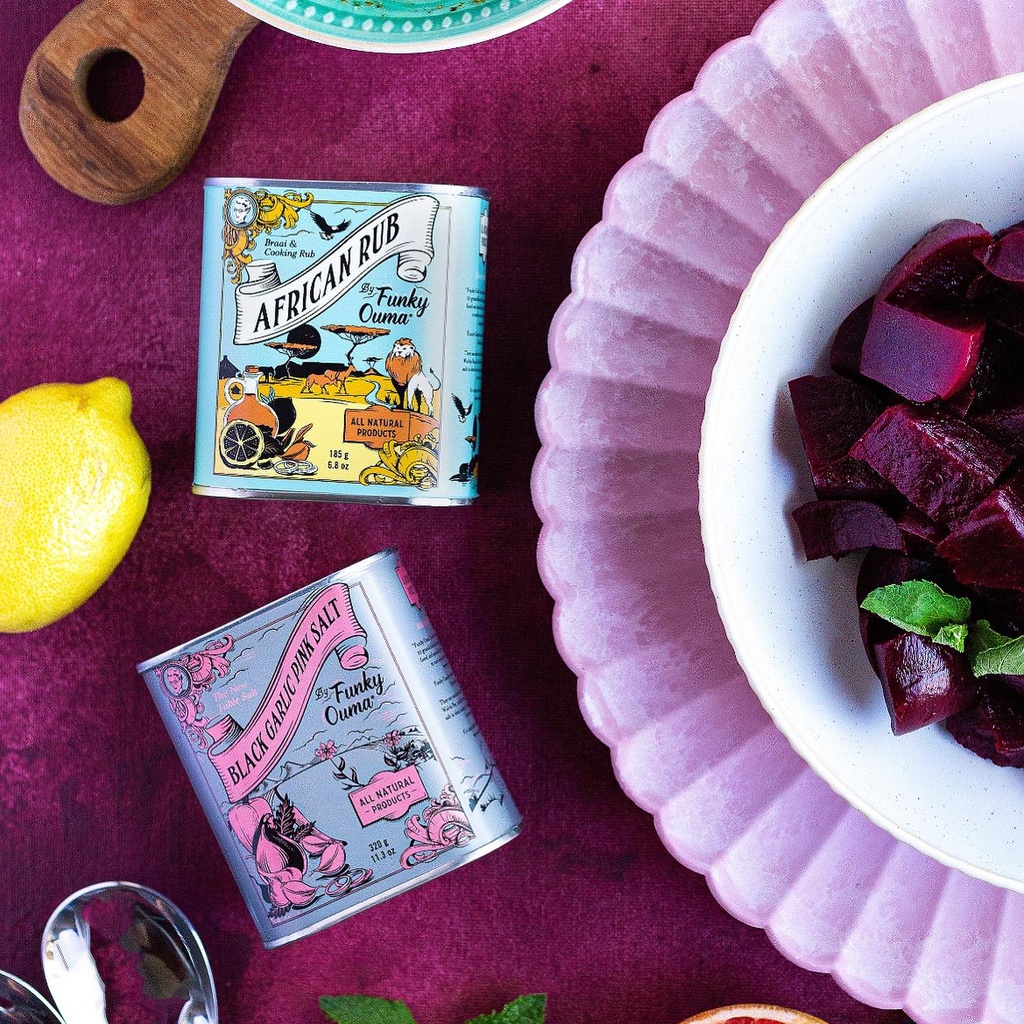 black garlic salt tin 250 g