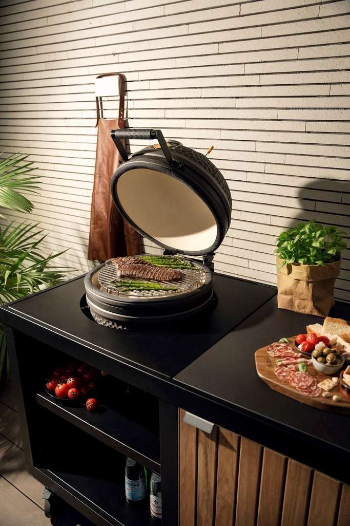 ceramica solo medium kamadobarbecue-inbouw