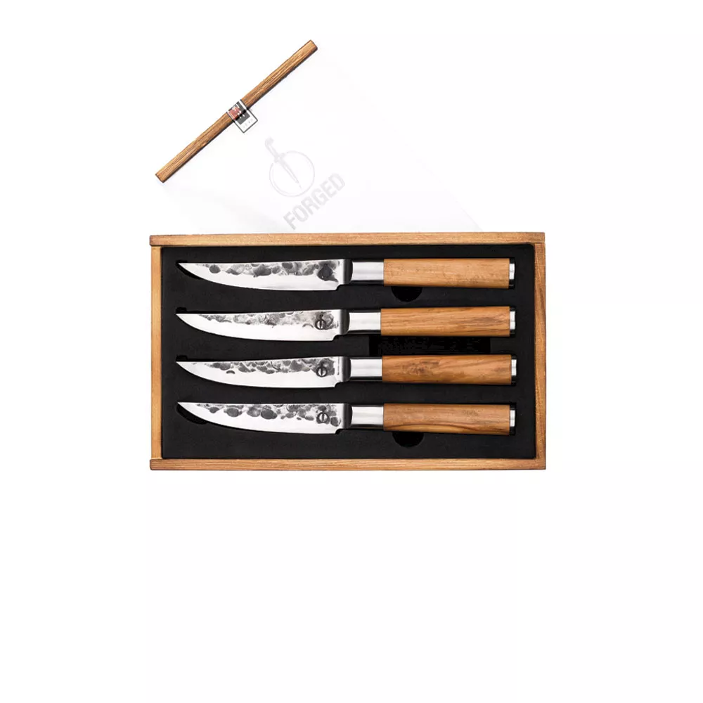 olive steakmes set 4