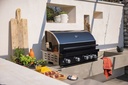 imperatore nero gasbarbecue 4 burners built-in