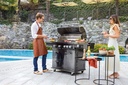 imperatore nero gasbarbecue 4 burners gun metal