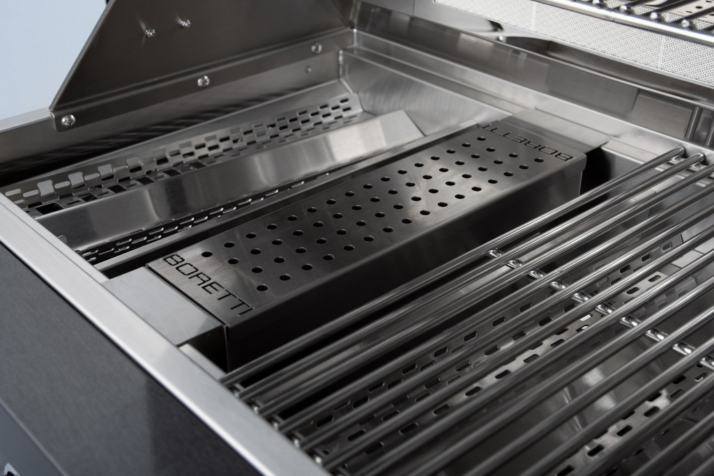 imperatore nero gasbarbecue 4 burners gun metal