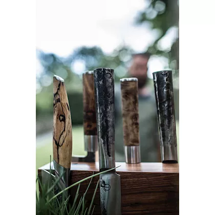 magnetisch messenblok walnoot met voet