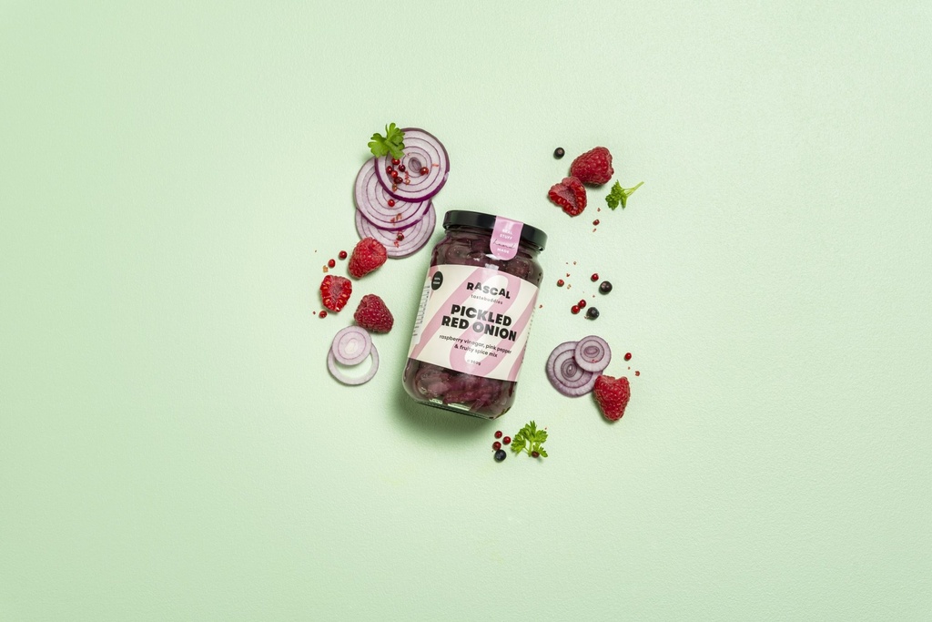 pickled red onion 360 ml
