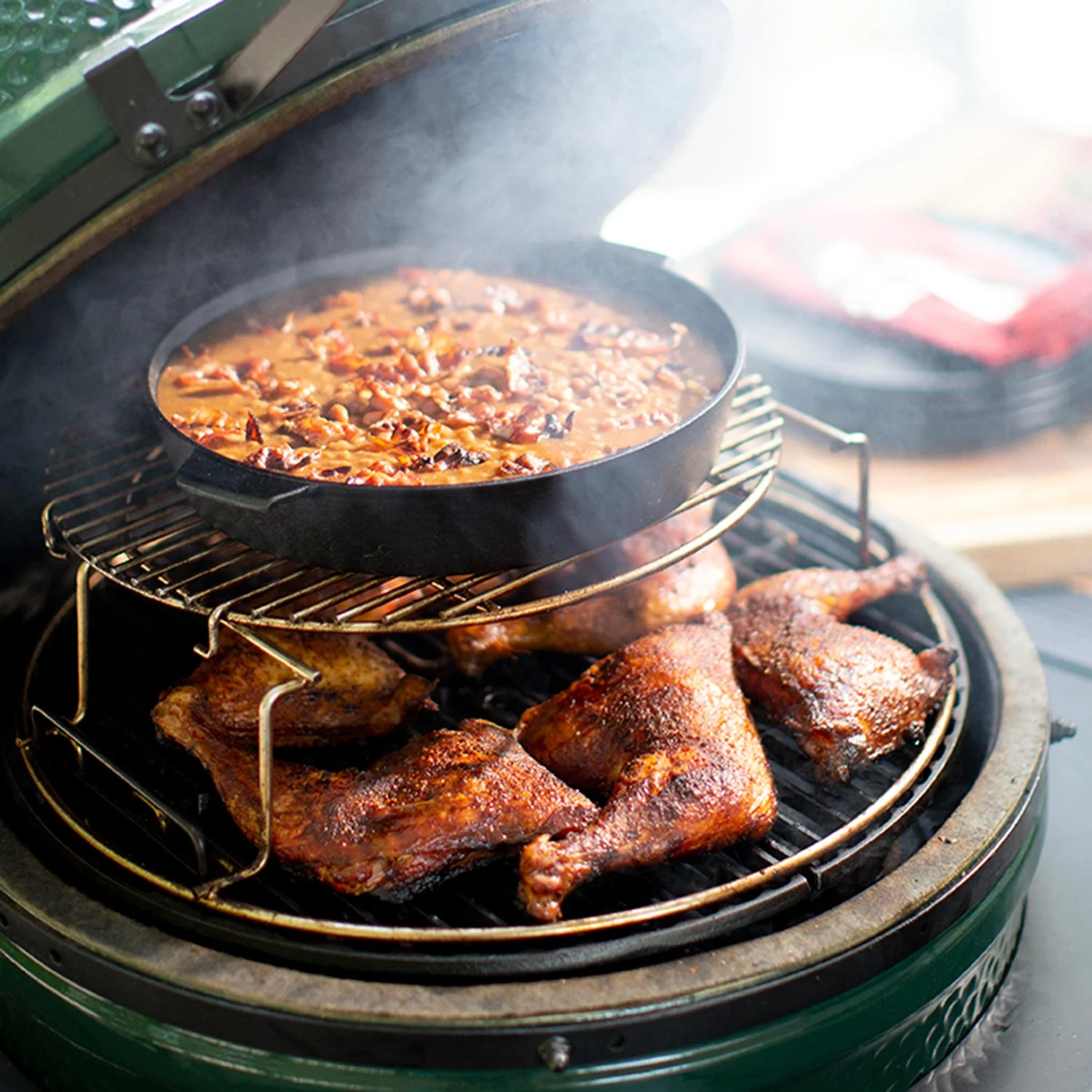 Pitt-Big Green Egg-Multilevel rek XL, 2-delig-2