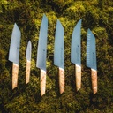 BBQ mes 'asador' 22 cm vivum houten handvat 