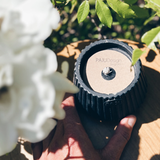 axia junior donkergrijs kaars d15