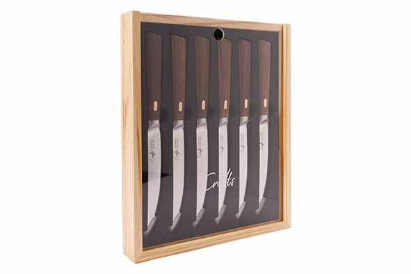 couteaux & co steakmes 12 cm set 6