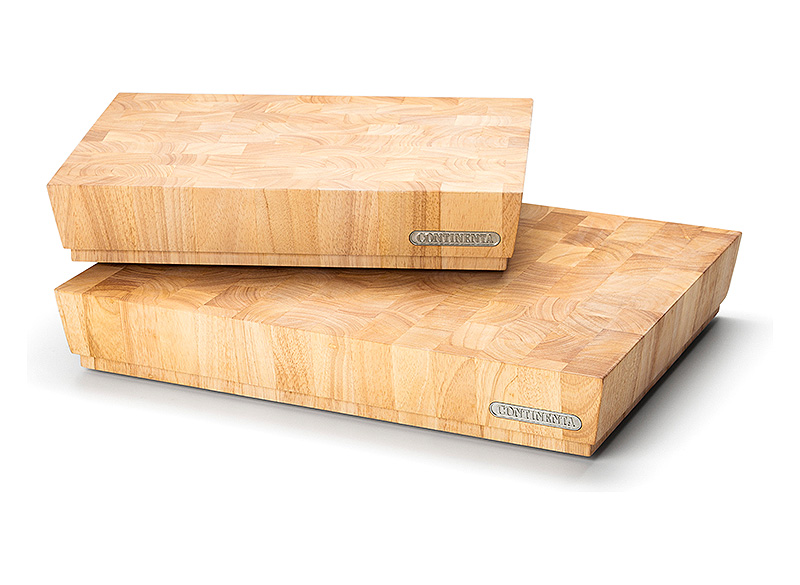 hakblok, rubberhout kops 40x30x7.5 