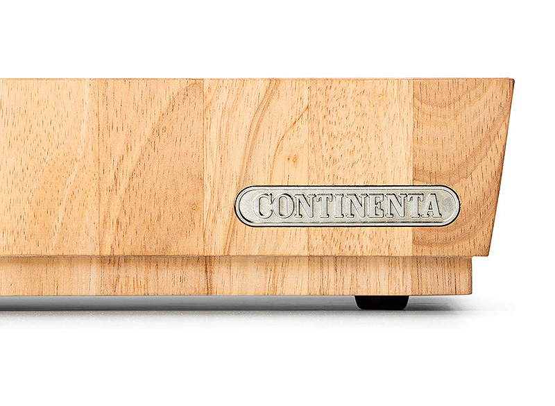 hakblok, rubberhout kops 40x30x7.5 