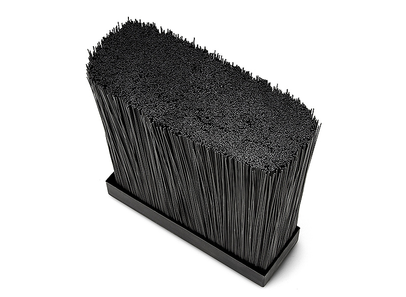 messenblok met flexibel inzetstuk, schuin, eikenhout 28.5x8x20