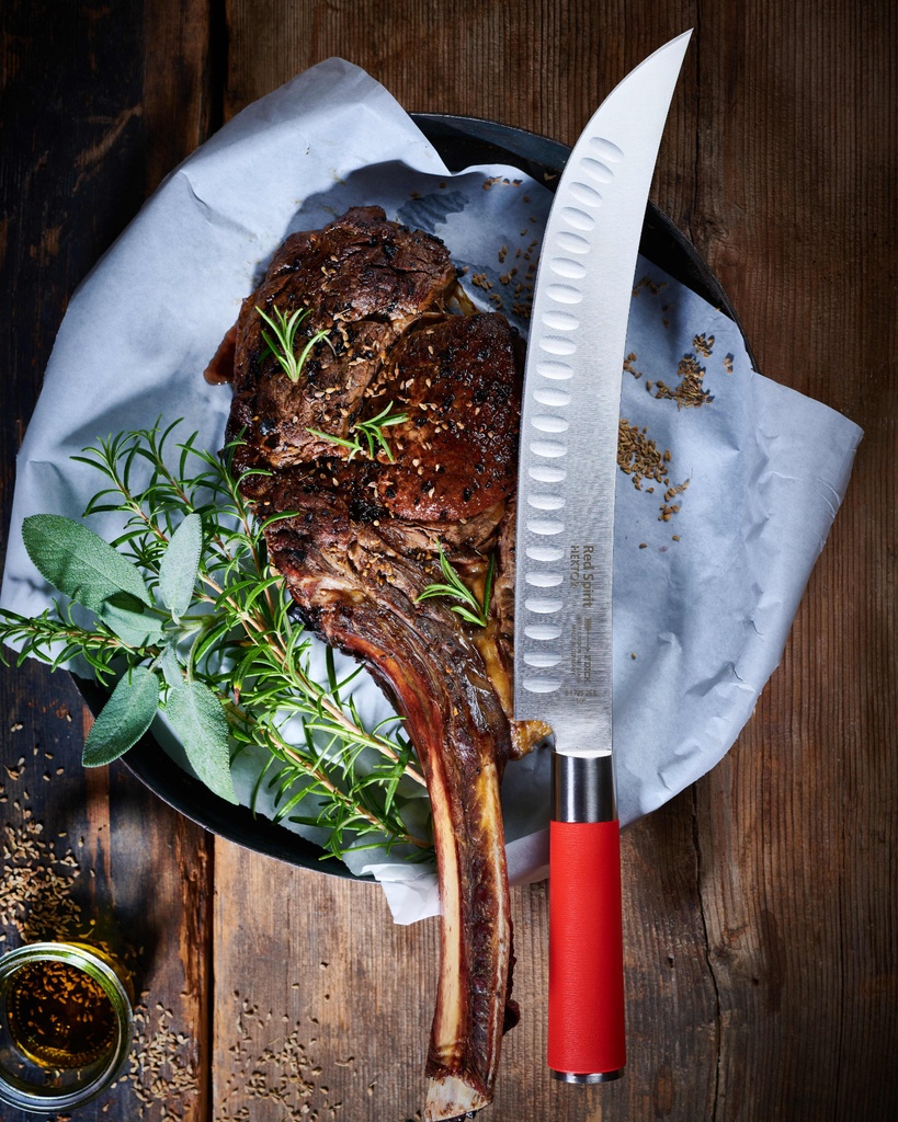 butcher's knife 26 cm red spirit   