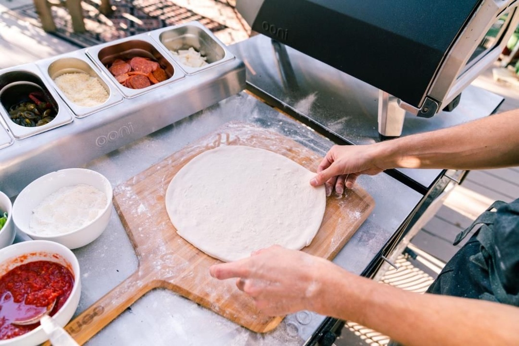 Pizzaschep bamboe, 30 cm