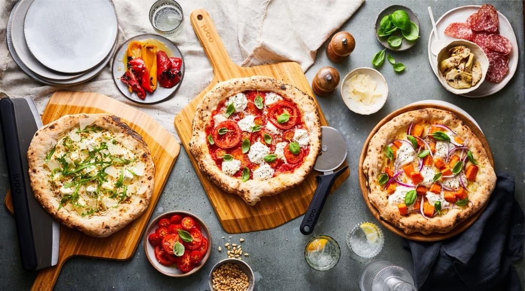 Pizzaschep bamboe, 30 cm