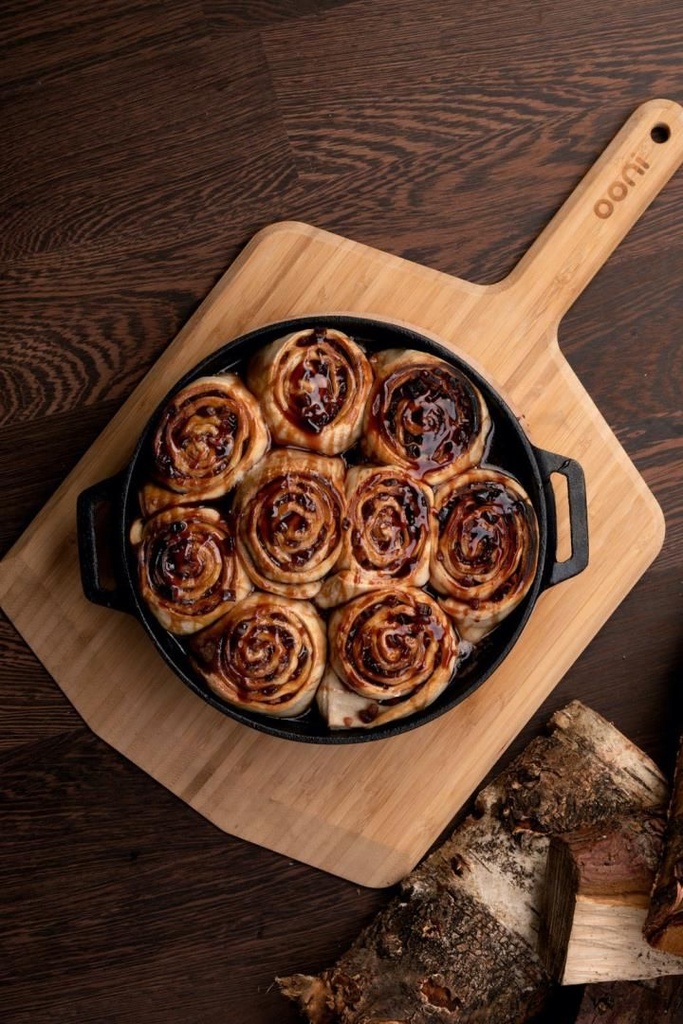 Pizzaschep bamboe, 35 cm