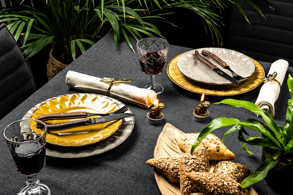 6 steakmessen wenge zwart