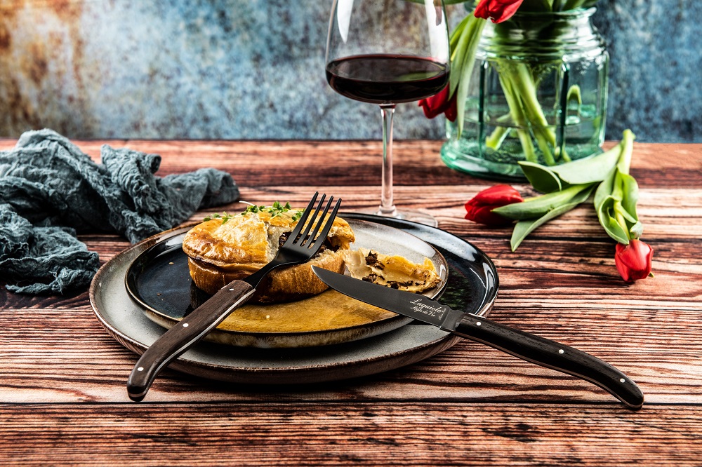 6 steakmessen wenge zwart