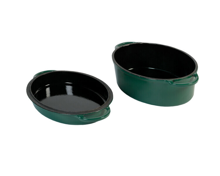 Pitt-Big Green Egg-Groene Dutch Oven ovaal 35 cm, 5.2 l-2