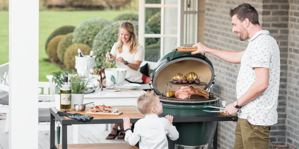 Pitt-Big Green Egg-5-delig EGGspander L-3
