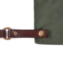 schort n°325 stonewashed - olijfgroen